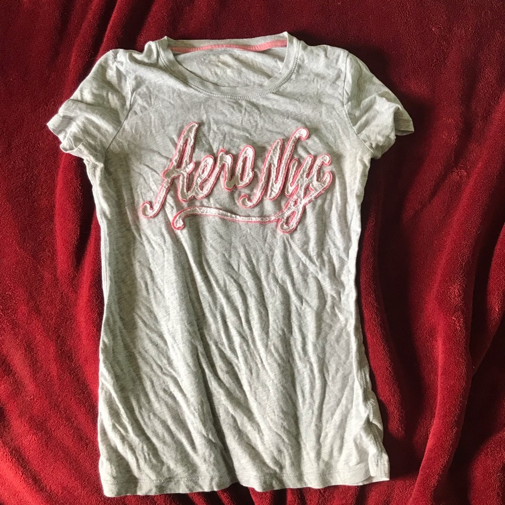 Y2K Grey Aeropostale Shortsleeve